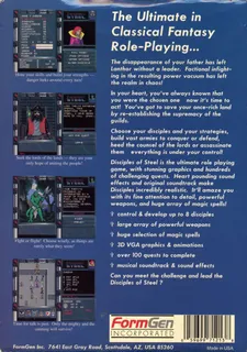 Disciples of Steel - Dos