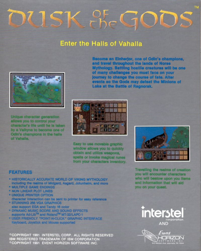 Dusk of the Gods - Dos