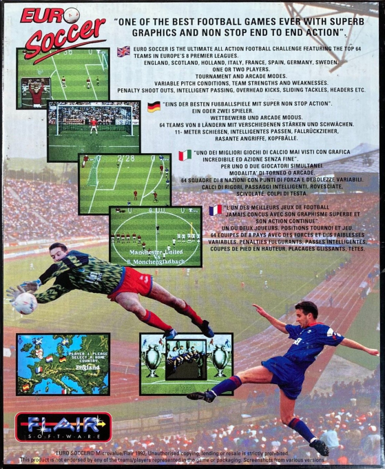 Euro Soccer - Dos