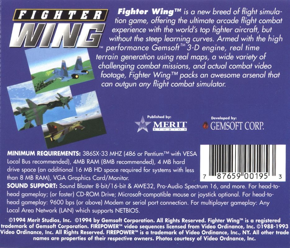 Fighter Wing - Dos