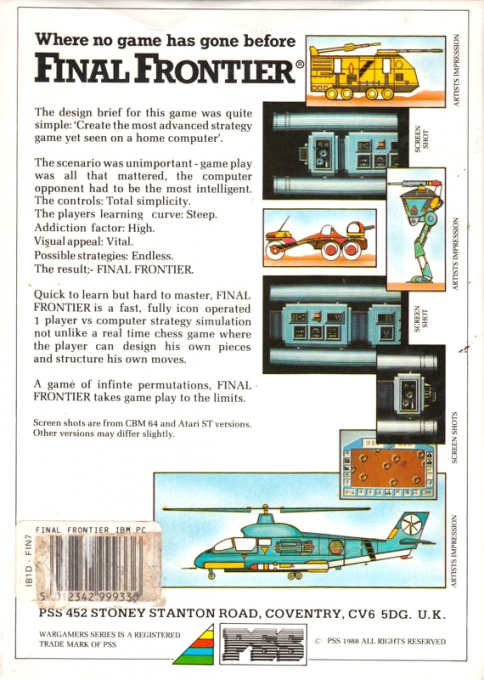 Final Frontier - Dos