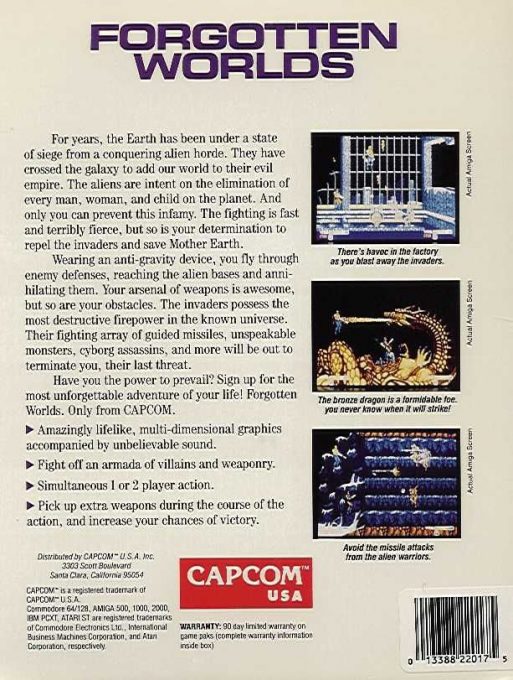 Forgotten Worlds dos