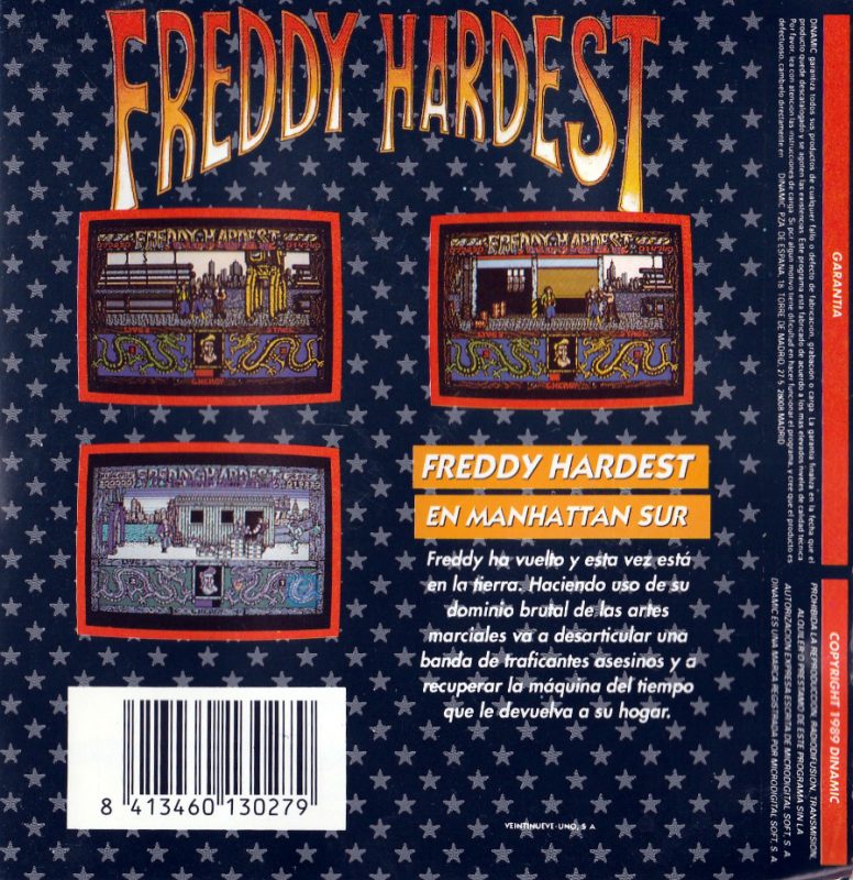 Freddy Hardest en Manhattan Sur dos