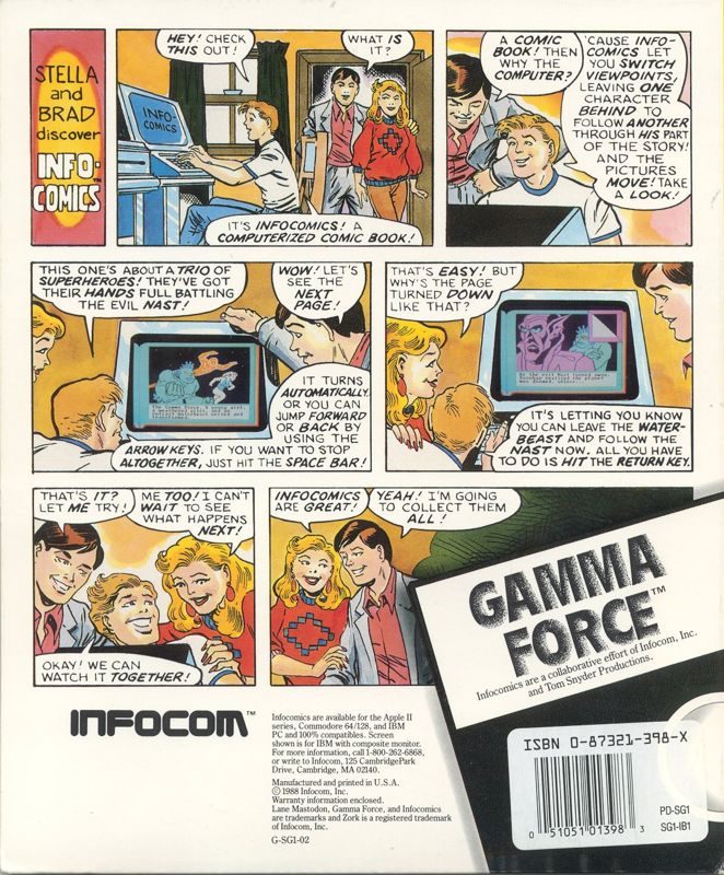 Gamma Force - The Pit of a Thousand Screams dos