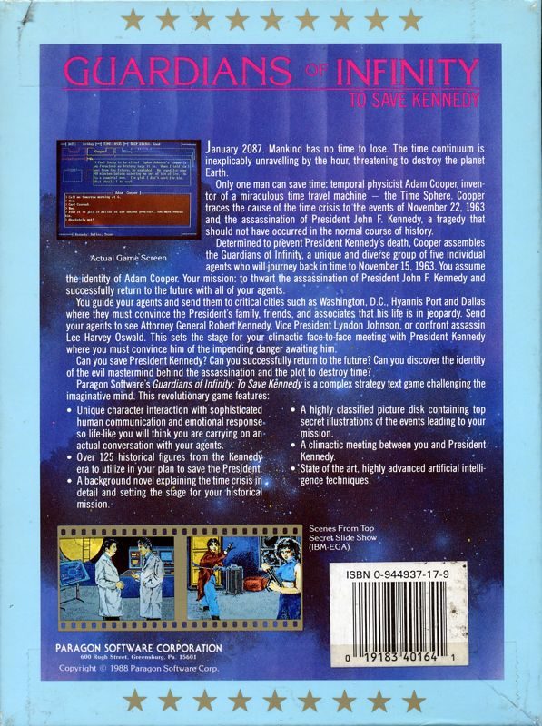 Guardians Of Infinity : To Save Kennedy dos