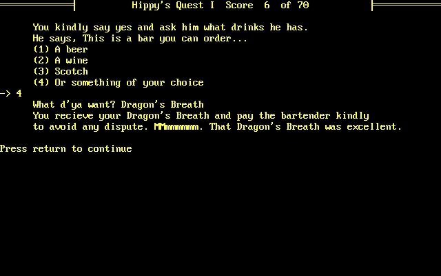 Hippy's Quest
