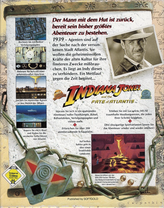 Indiana Jones and the Fate of Atlantis - Dos