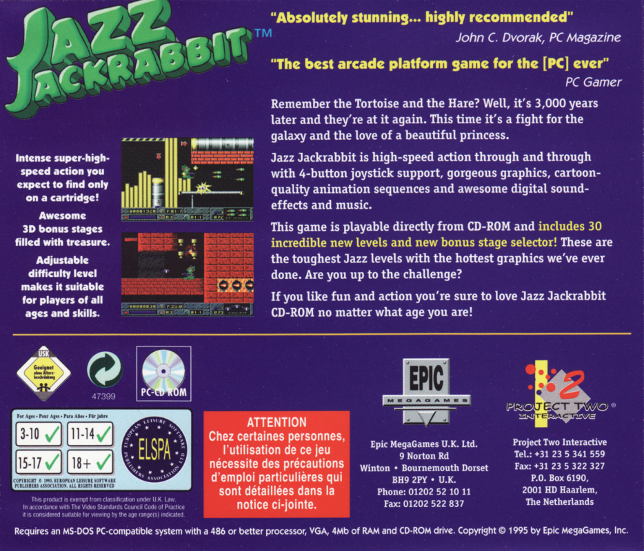 Jazz Jackrabbit dos