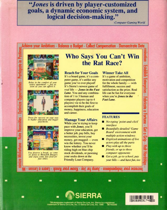 Jones in the Fast Lane - Dos