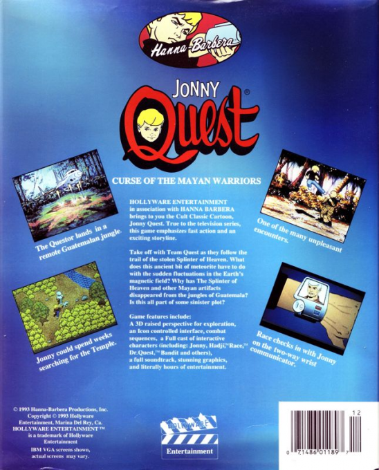 Jonny Quest : Curse of the Mayan Warriors - Dos