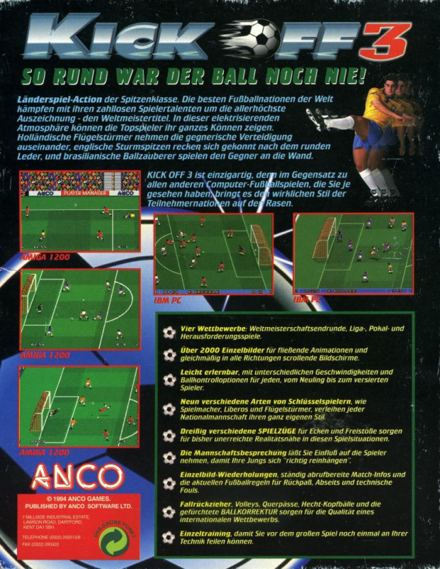 Kick Off 3 - Dos