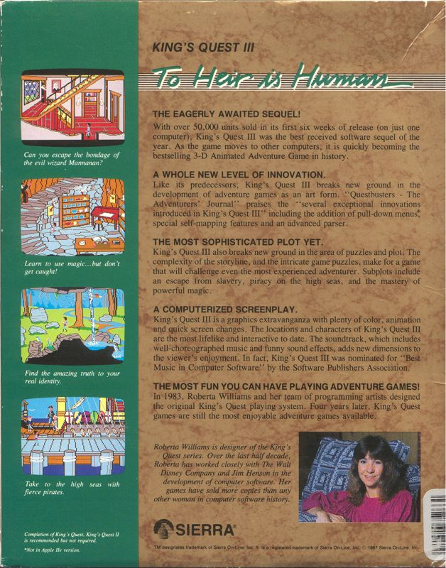 King's Quest III : To Heir Is Human - Dos