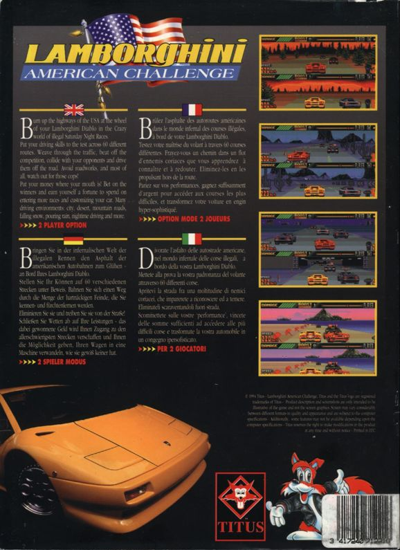 Lamborghini : American Challenge dos