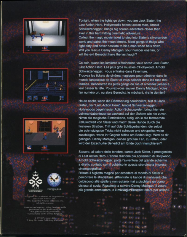 Last Action Hero - Dos