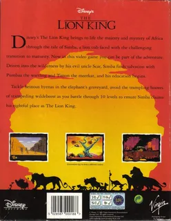 Le Roi Lion - Dos