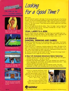 Leisure Suit Larry 1 - In the Land of the Lounge Lizards - Dos