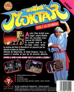 Les Aventures De Moktar - Dos