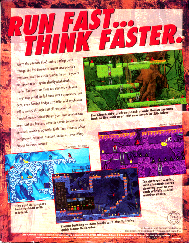 Lode Runner : The Legend Returns - Dos