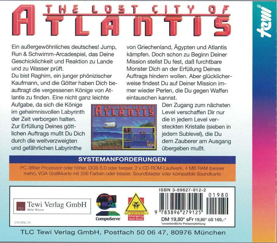 The Lost City of Atlantis - Dos