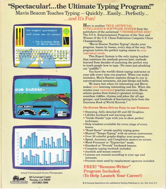 Mavis Beacon Teaches Typing! dos