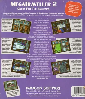 MegaTraveller 2 : Quest for the Ancients - Dos