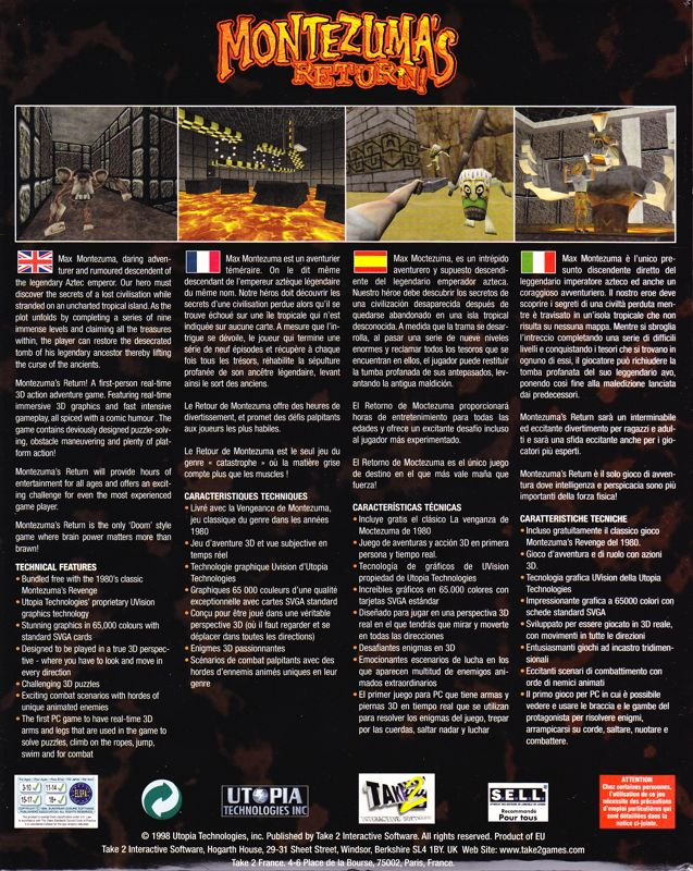 Montezuma's Return dos