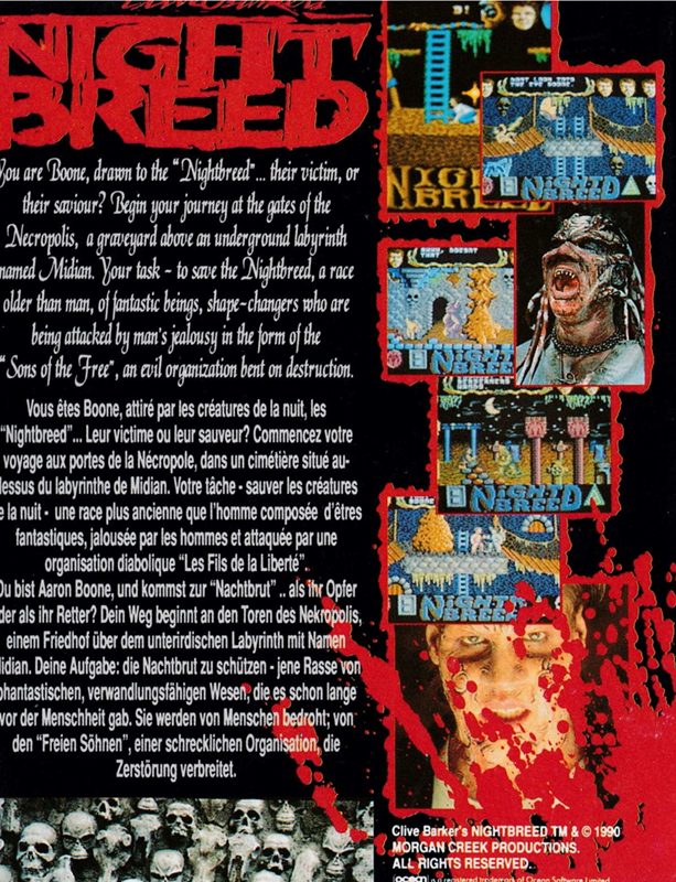 Nightbreed - The Action Game dos