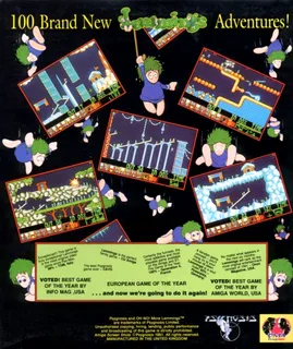 Oh No More Lemmings Data Disk - Dos