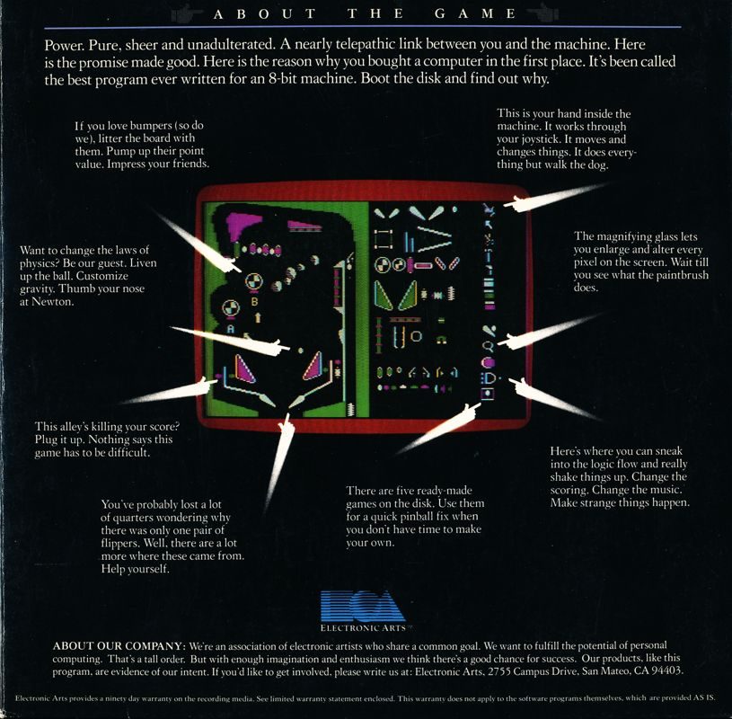Pinball Construction Set dos