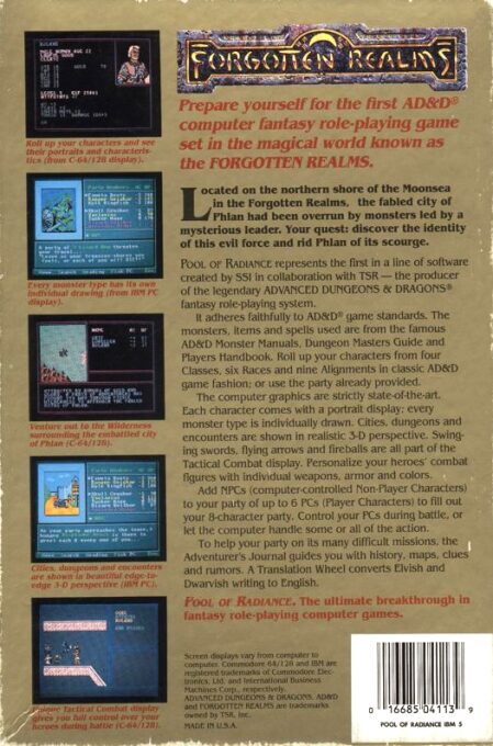 Jaquette arrière