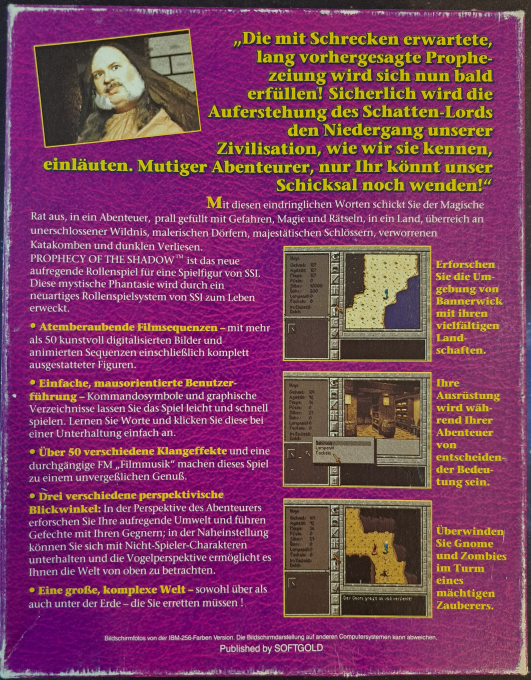 Prophecy Of The Shadow - Dos