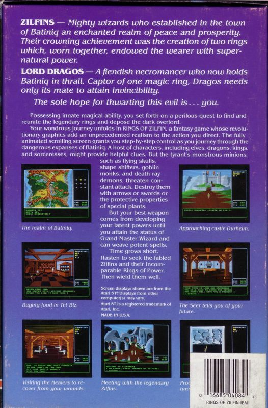 Rings of Zilfin - Dos