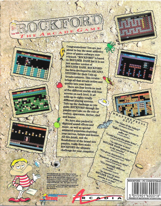 Rockford : The Arcade Game dos