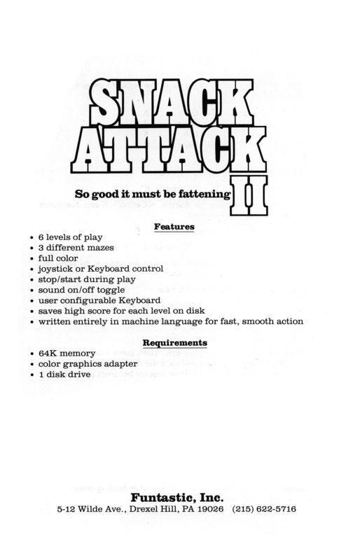 Snack Attack II - Dos