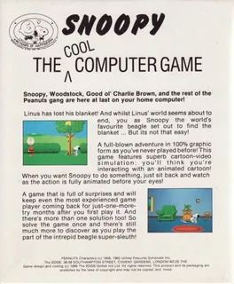 Snoopy : The Cool Computer Game - Dos