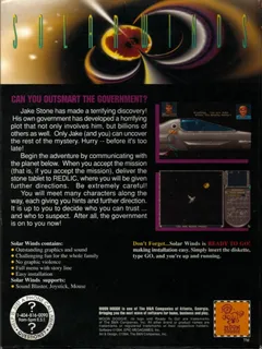 Solar Winds The Escape dos