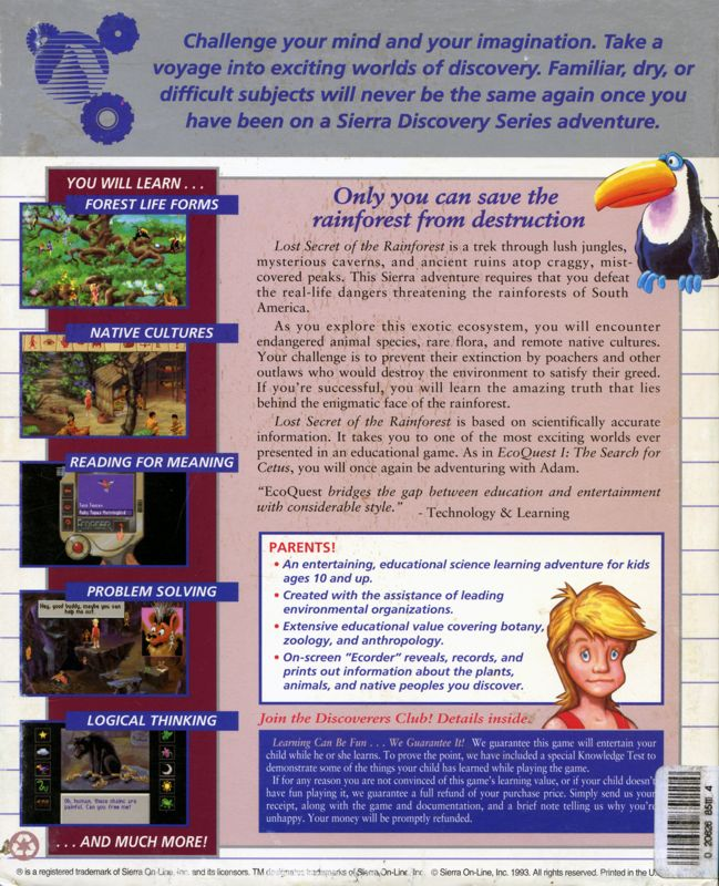 SOS Forêt Vierge dos