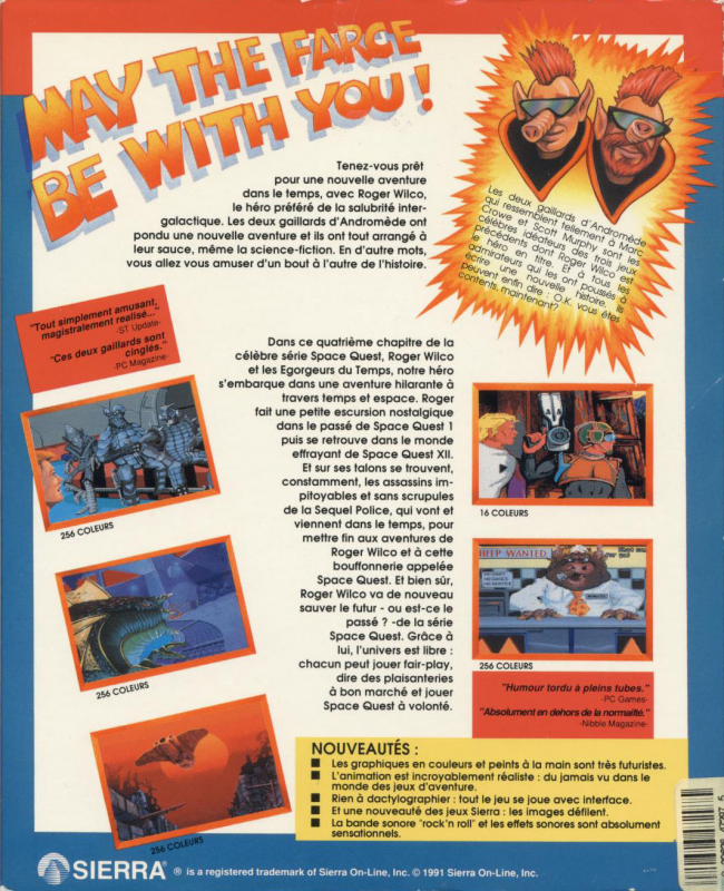 Space Quest IV : Roger Wilco and the Time Rippers - Dos