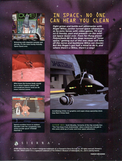 Space Quest VI: Roger Wilco in The Spinal Frontier - Dos