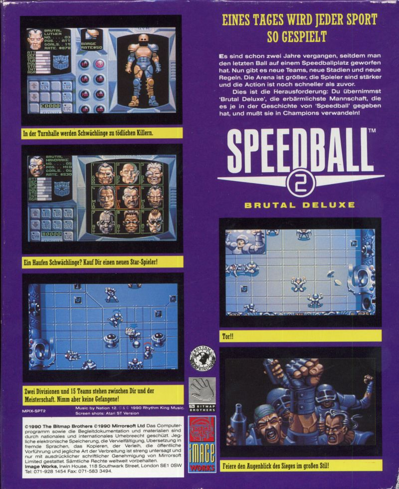Speedball 2 : Brutal Deluxe - Dos