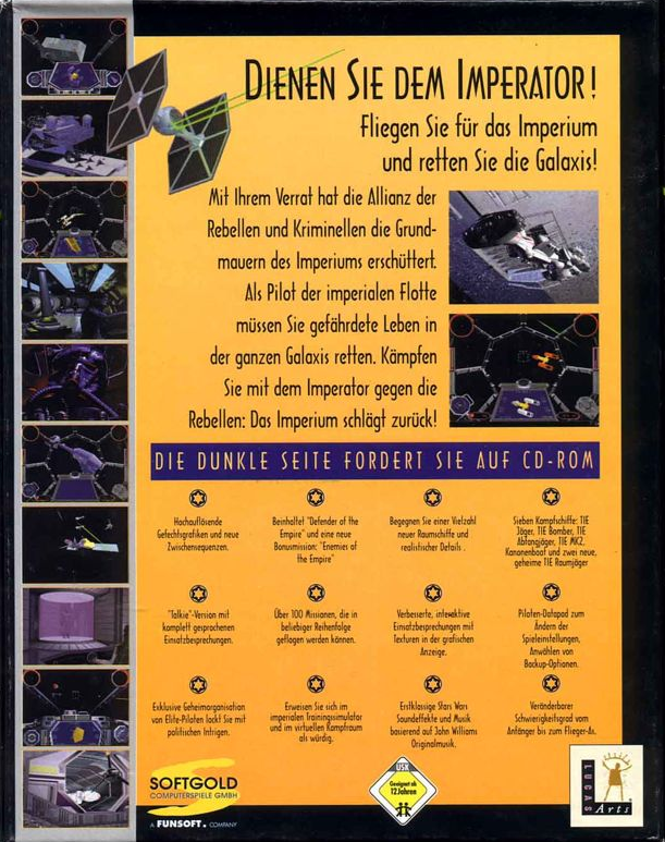Star Wars TIE Fighter : CD-ROM Collector dos