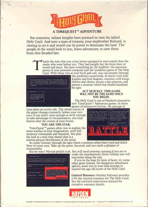 The Holy Grail - Dos