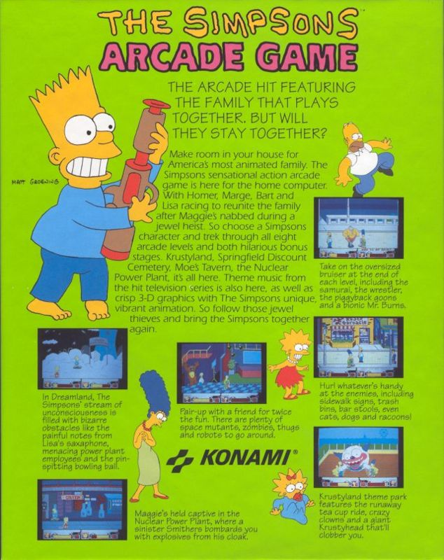 The Simpsons Arcade Game - Dos