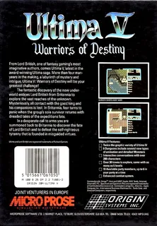 Ultima V : Warriors of Destiny - Dos