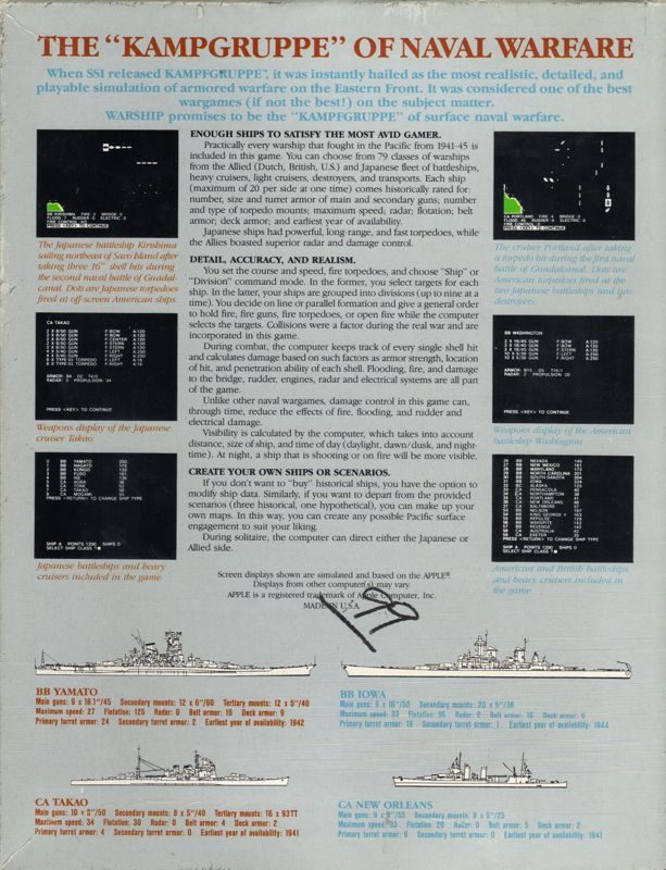 Warship dos