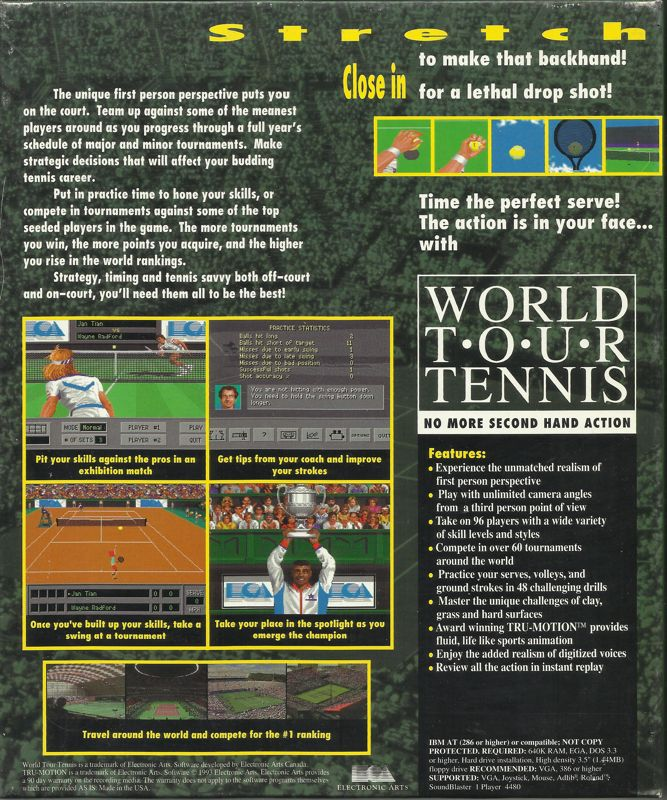 World Tour Tennis - Dos