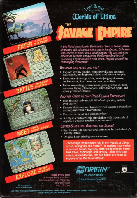 Worlds of Ultima : The Savage Empire - Dos