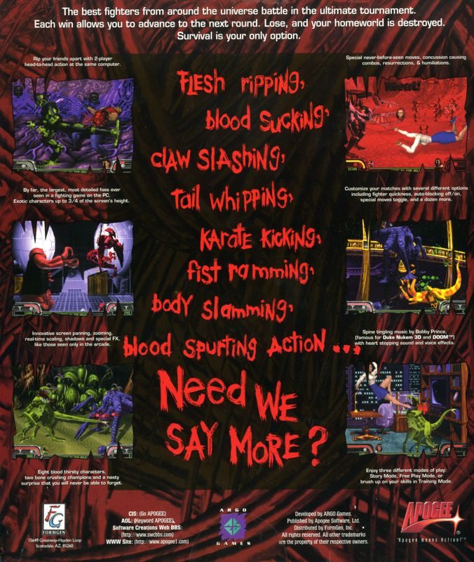 Xenophage : Alien BloodSport dos