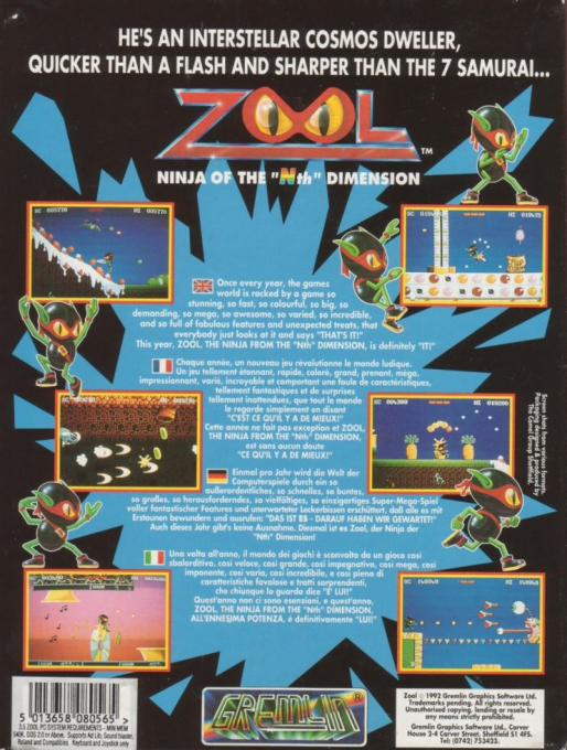 Zool : Ninja of the “Nth” Dimension - Dos