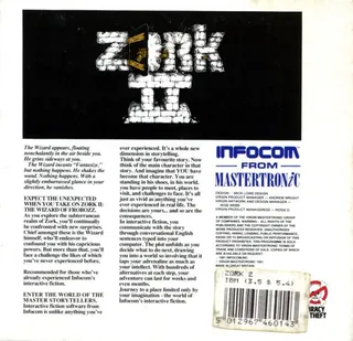 Zork 2 The Wizard Of Frobozz - Dos